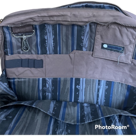 LeSportsac Brown Nylon Laptop Work Bag OS - Picture 10 of 13